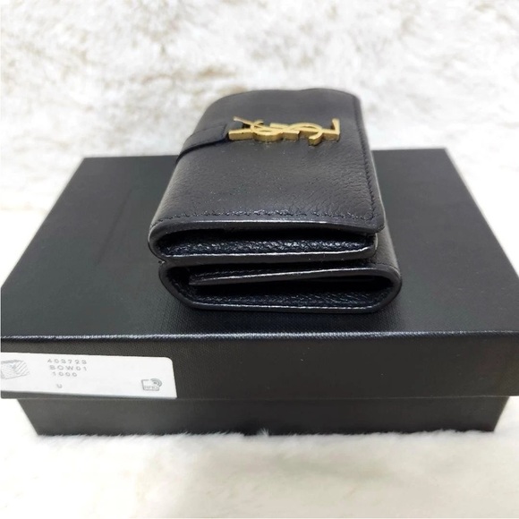 YSL Black Leather Wallet - Picture 7 of 13